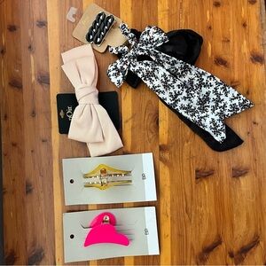 Hair scrunchies and claws